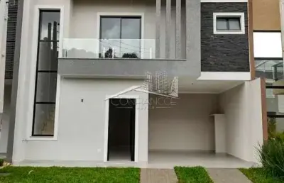 Casa em condomínio fechado com 3 quartos à venda na rua vereador ângelo burbello, 2515, umbará, curitiba, 132 m2 por r$ 830.000