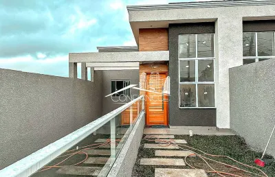 Casa com 3 quartos à venda na rua maringá, 100, iguaçu, araucária, 116 m2 por r$ 659.000