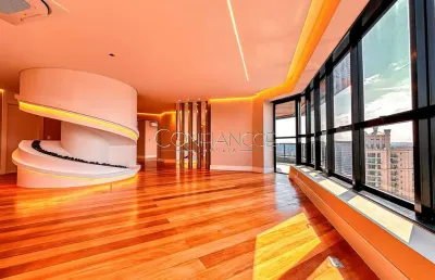 Cobertura com 4 quartos à venda na travessa doutor flávio luz, 189, cabral, curitiba, 548 m2 por r$ 4.990.000