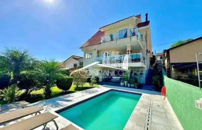 Casa com 4 quartos à venda na rua manoel amálio de souza, 05, vista alegre, curitiba, 460 m2 por r$ 2.999.000