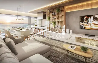 Apartamento com 3 quartos à venda na estrada haroldo soares glavan, 4320, cacupé, florianópolis, 165 m2 por r$ 2.540.804