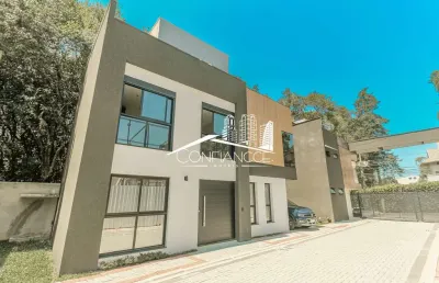 Casa em condomínio fechado com 3 quartos à venda na avenida cândido hartmann, 5118, santa felicidade, curitiba, 178 m2 por r$ 1.488.000