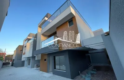 Casa em condomínio fechado com 3 quartos à venda na rua frei fabiano de cristo, 512, jardim das américas, curitiba, 160 m2 por r$ 1.350.000