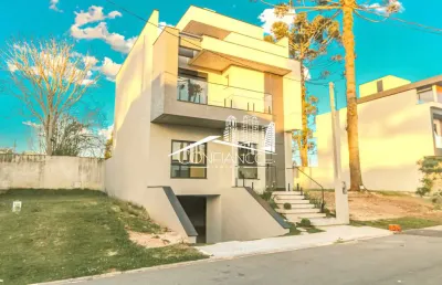 Casa em condomínio fechado com 3 quartos à venda na rua emanoel voluz, 1301, pinheirinho, curitiba, 260 m2 por r$ 1.600.000
