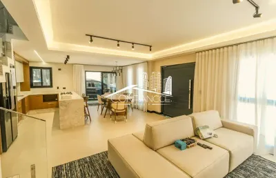 Casa em condomínio fechado com 3 quartos para alugar na avenida cândido hartmann, 5118, santa felicidade, curitiba, 173 m2 por r$ 12.000