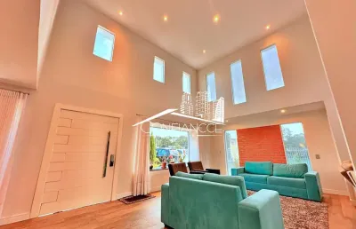 Casa com 4 quartos para alugar na rua rosa ceronato durigan, 010, santa felicidade, curitiba, 541 m2 por r$ 22.500