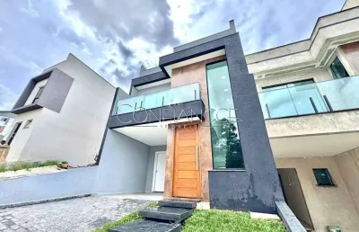 Casa em condomínio fechado com 3 quartos à venda na rua walace landal, 220, santa cândida, curitiba, 133 m2 por r$ 880.000