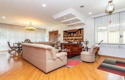 Casa com 4 quartos à venda na rua lindolfo pessoa, 100, seminário, curitiba, 350 m2 por r$ 3.200.000