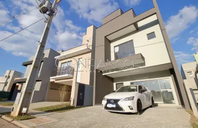 Casa em condomínio fechado com 3 quartos à venda na rua irma schreiner maran, 503, santa cândida, curitiba, 160 m2 por r$ 1.350.000