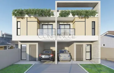 Casa em condomínio fechado com 3 quartos à venda na rua professor joão duck filho, xaxim, curitiba, 101 m2 por r$ 659.000