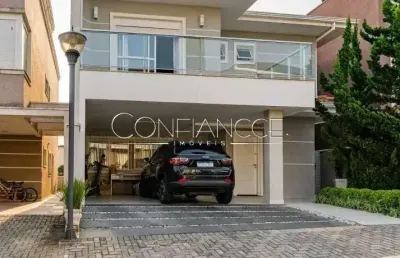 Casa em condomínio fechado com 3 quartos para alugar na rua luiz ronaldo canalli, 3235, campo comprido, curitiba, 255 m2 por r$ 17.000