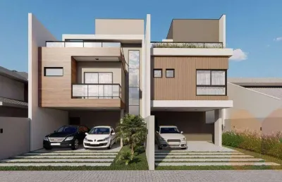 Sobrado com 3 dormitórios à venda  - costeira - são josé dos pinhais/pr