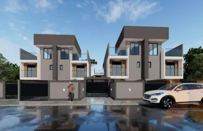 Sobrado com 3 dormitórios à venda, 133 m² por r$ 790.000,00 - uberaba - curitiba/pr