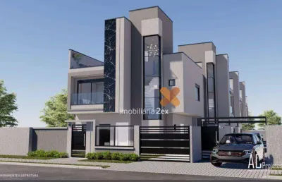 Sobrado com 3 dormitórios à venda, 127 m² por r$ 898.000,00 - capão raso - curitiba/pr