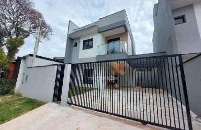 Sobrado com 3 dormitórios à venda, 133 m² por r$ 998.000,00 - afonso pena - são josé dos pinhais/pr