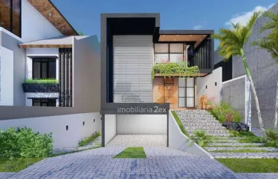 Sobrado com 3 dormitórios à venda- atuba - curitiba/pr