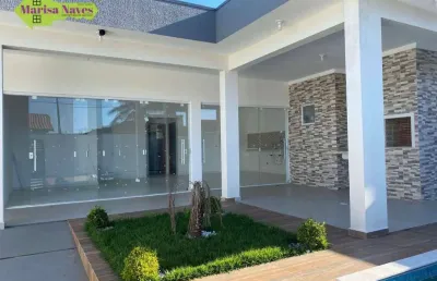 Casa com 3 dormitórios à venda, 135 m² por r$ 749.000,00 - balneário paranapuan - itanhaém/sp