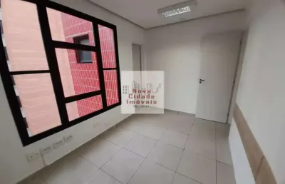 Vila olímpia! sala comercial (46,20 m²) com ar cond. e 2 vagas para locação - sa2882