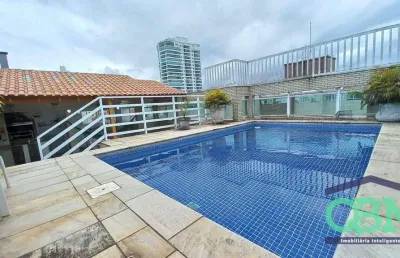 Cobertura à venda, 472 m² por r$ 2.150.000,00 - ponta da praia - santos/sp
