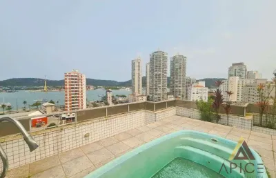 Cobertura à venda, 270 m² por r$ 1.499.000,00 - ponta da praia - santos/sp