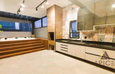 Maravilhosa cobertura penthouse com 191m² úteis - 03 dormitórios sendo 01 suíte master - hidromassagem + churrasqueira - 03 vagas por r$ 1.839m