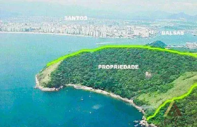 Área / ilha à venda, 146000 m² por r$ 20.000.000 - balneário guarujá - guarujá/sp