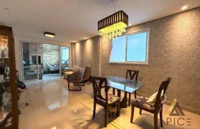 Cobertura à venda, 135 m² por r$ 1.389.000,00 - marapé - santos/sp