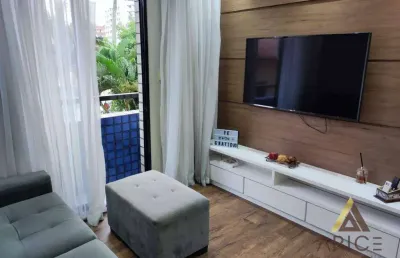 Apartamento com 2 dormitórios à venda, 70 m² por r$ 330.000,00 - boqueirão - praia grande/sp