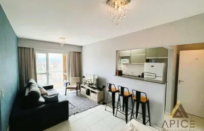 Lindo apartamento padrão em condomínio clube - 68m²  úteis - 02 dormitórios sendo 01 suíte - varanda gourmet - 02 w.c - 01 vaga demarcada - santos/sp