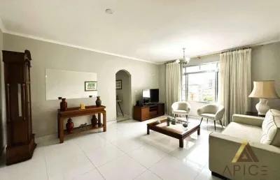 Oportunidade - apartamento padrão - porteira fechada com 95m² úteis - 02 suítes - 03 w.c - dependência completa - 1 vaga demarcada - gonzaga/santos-sp