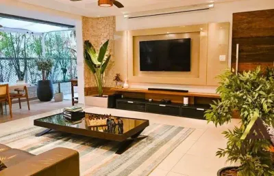 Maravilhoso apto. garden porteira fechada com 217m² úteis - 02 suítes - 04 w.c - espaço gourmet - 02 vagas - lazer completo - 01 quadra da praia - j.m
