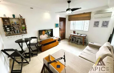 Apartamento à venda, 70 m² por r$ 455.000,00 - boqueirão - santos/sp