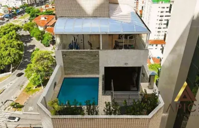 Maravilhosa cobertura triplex - 400m² úteis - 03 suítes - piscina - academia - esp. gourmet com churrasqueira - office - 03 vagas paralelas - gonzaga