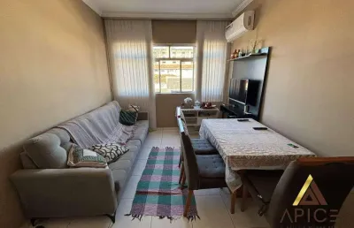 Apartamento com 2 dormitórios à venda, 60 m² por r$ 310.000,00 - vila mathias - santos/sp
