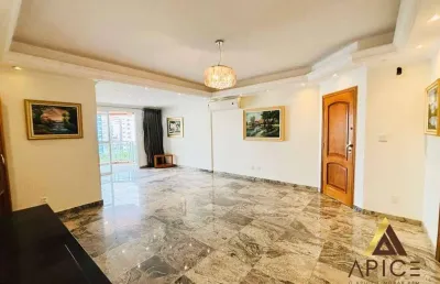 Excelente apto. alto padrão com 150m² úteis - 03 dorm. sendo 01 suíte - 04 w.c - varanda - dependência completa - 02 vagas - lazer - vila rica