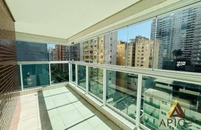 Apartamento alto padrão e lazer completo com 2 dormitórios para alugar, 79 m² por r$ 6.200/mês - gonzaga - santos/sp