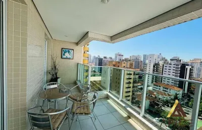 Apartamento alto padrão e lazer completo com  1 dormitório para alugar, 49 m² por r$ 5.000/mês - gonzaga - santos/sp