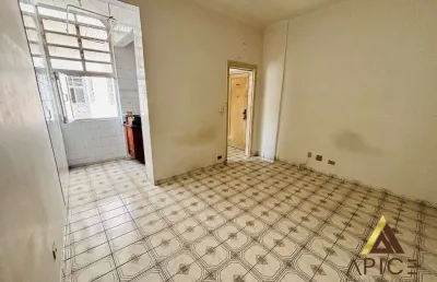 Apartamento com 1 dormitório à venda, 32 m² por r$ 169.000 - centro - são vicente/sp