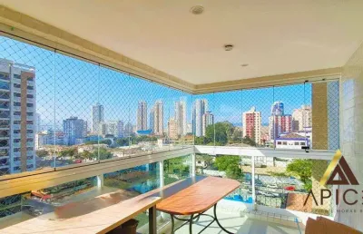 Apartamento com 3 dormitórios para alugar, 120 m² por r$ 11.000,00/mês - ponta da praia - santos/sp