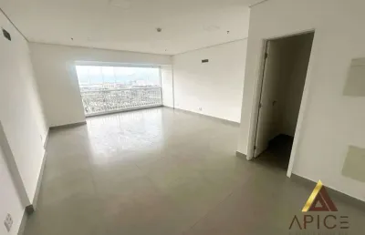 Sala para alugar, 54 m² por r$ 2.400,00/mês - vila matias - santos/sp