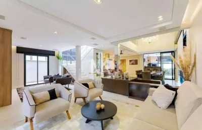 Casa com 3 dormitórios à venda, 297 m² por r$ 2.490.000,00 - pinheirinho - curitiba/pr