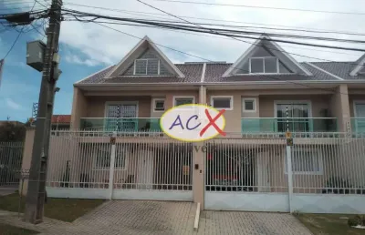 Sobrado com 3 dormitórios à venda, 173 m² por r$ 860.000,00 - xaxim - curitiba/pr