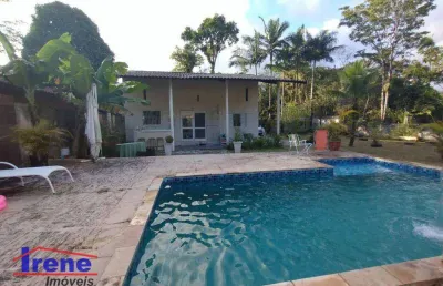 Chácara com 4 dormitórios à venda, 1250 m² por r$ 640.000,00 - jardim aguapeú - itanhaém/sp