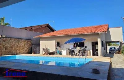 Casa  a 50 metros da praia com 5 dormitórios à venda, 208 m² por r$ 820.000 - cibratel ii - itanhaém/sp