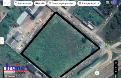 Área à venda, 9000 m² por r$ 2.500.000,00 - jardim das palmeiras - itanhaém/sp