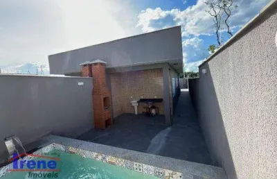 Casa com 2 dormitórios à venda, 65 m² por r$ 325.000 - jardim guacyra - itanhaém/sp