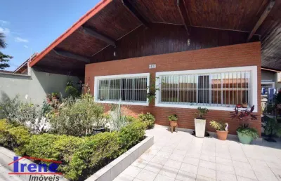 Casa a 200 metros da praia com 3 dormitórios à venda, 147 m² por r$ 420.000 - jardim suarão - itanhaém/sp