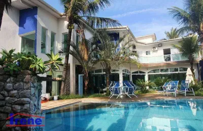 Sobrado a 50 metros da praia com 6 dormitórios à venda, 650 m² por r$ 2.400.000 - cibratel ii - itanhaém/sp