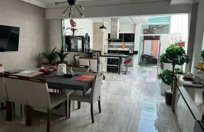 Sobrado à venda, 5 quartos, 5 suítes, 6 vagas, jardim - santo andré/sp