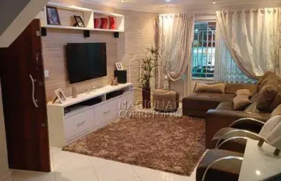 Sobrado à venda, 3 quartos, 1 suíte, 4 vagas, parque novo oratório - santo andré/sp